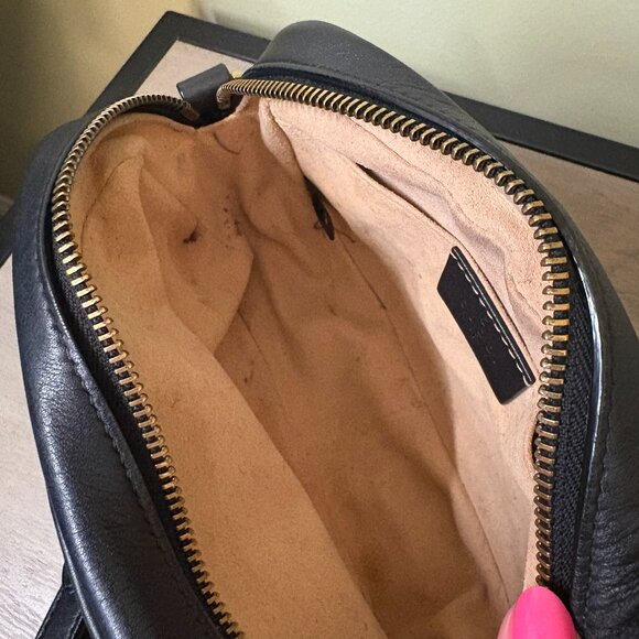 Gucci GG Marmont Mini Camera Bag Black Gold Hardware - Picture 8 of 8